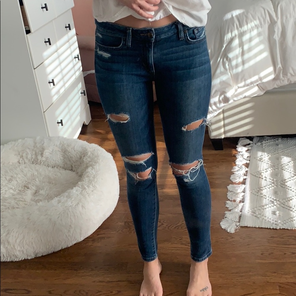Joes Jeans skinny destroyed fit